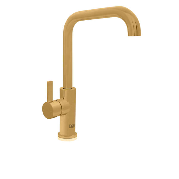 Billi Mixer Tap Round Gooseneck Stand-Alone Urban Brass