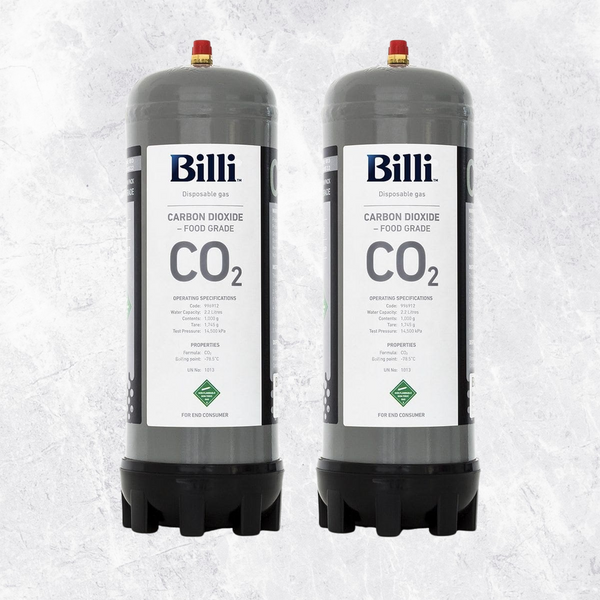 Billi Sparkling Replacement CO2 Cylinder (2 Pack)