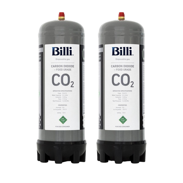 Billi Sparkling Replacement CO2 Cylinder (2 Pack)