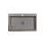 Alma Brittany 810x500 XLarge Single Bowl Tap Landing Sink Brushed Gunmetal