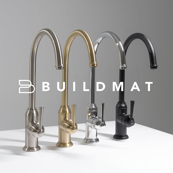 Phoenix Cromford Sink Mixer Brushed Nickel Lead Free