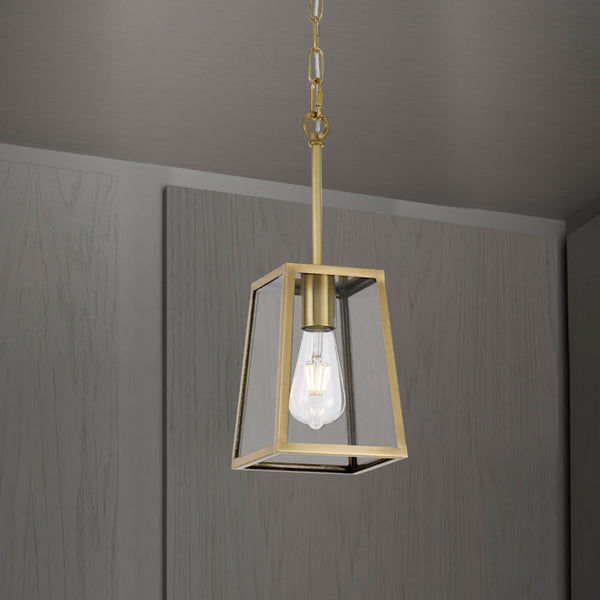 Telbix Cantena 15 Pendant Antique Brass