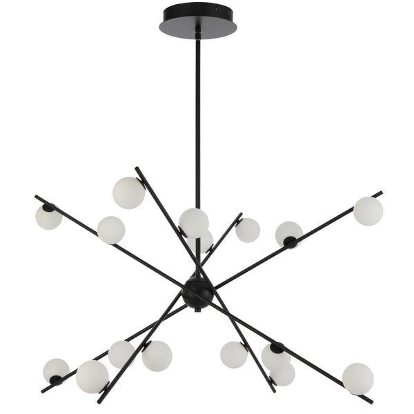 Telbix Captiva 16 Light Pendant Black