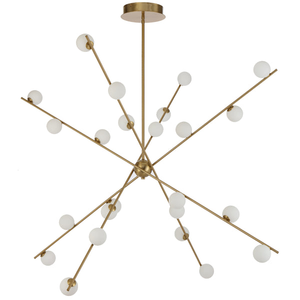 Telbix Captiva 24 Light Pendant Antique Gold