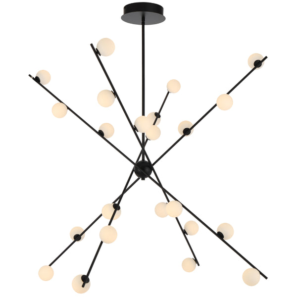 Telbix Captiva 24 Light Pendant Black