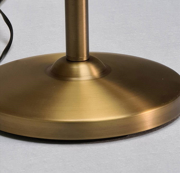 Telbix Carson Floor Lamp Antique Brass