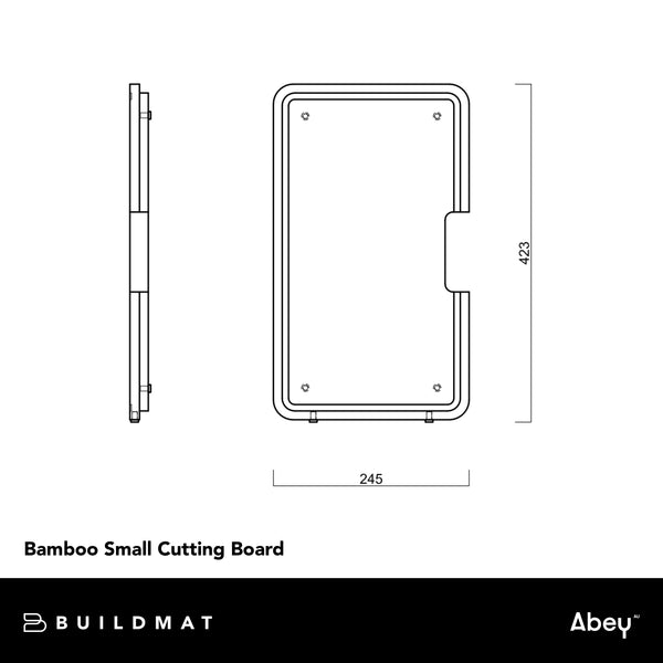 Abey Bamboo Small Cutting Board