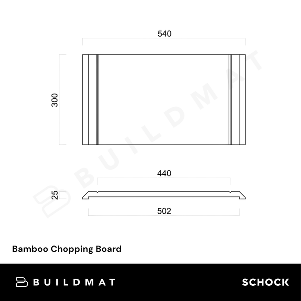 Schock Bamboo Chopping Board