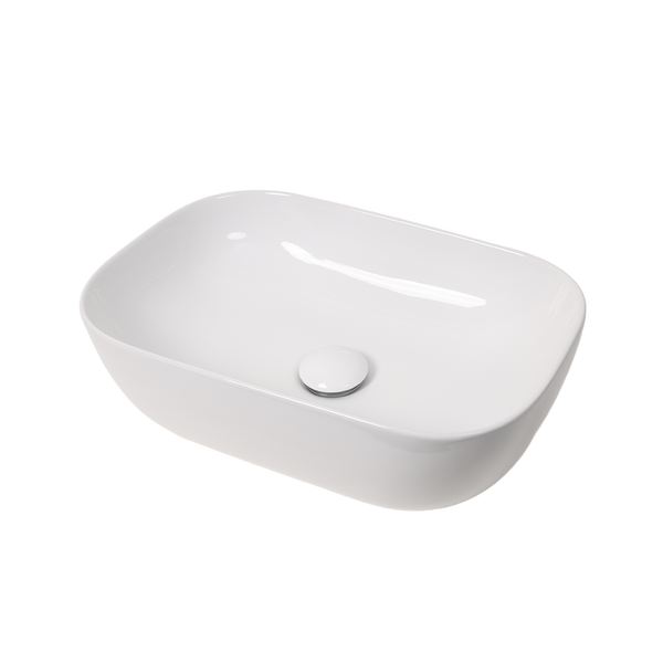 Alma Orina Gloss White 455mm Ceramic Basin
