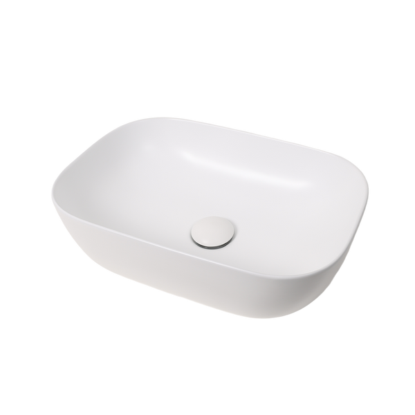 Alma Orina Matte White 455mm Ceramic Basin
