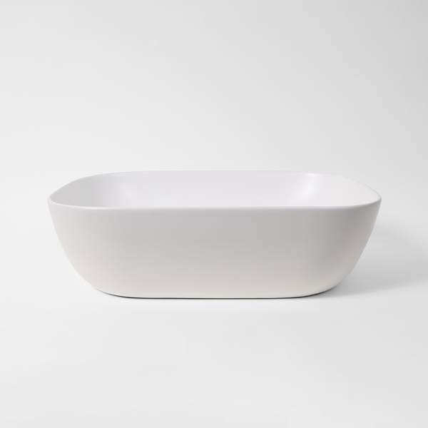 Alma Orina Matte White 455mm Ceramic Basin