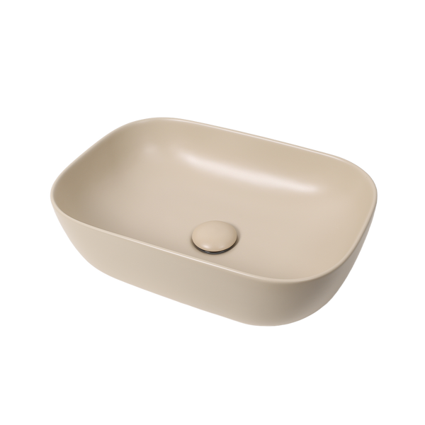 Alma Orina Matte Ecru Sand 455mm Ceramic Basin