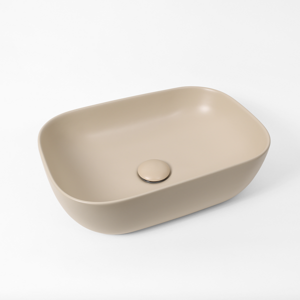 Alma Orina Matte Ecru Sand 455mm Ceramic Basin