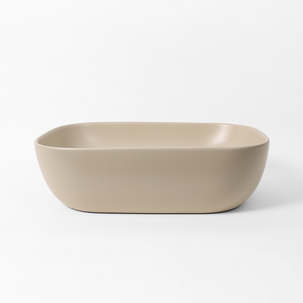 Alma Orina Matte Ecru Sand 455mm Ceramic Basin