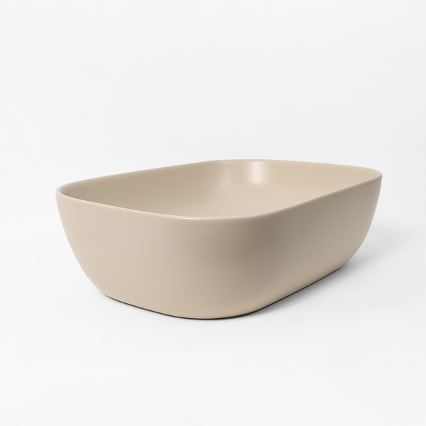 Alma Orina Matte Ecru Sand 455mm Ceramic Basin