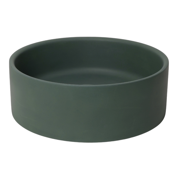 Alma Solara Circle Concrete Basin Forest Green