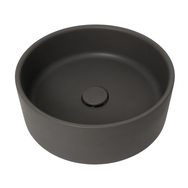 Alma Solara Circle Concrete Basin Meteor Grey
