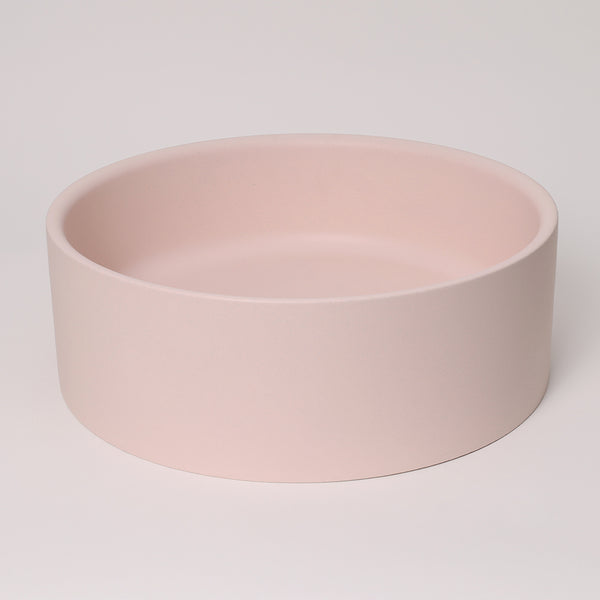 Alma Solara Circle Concrete Basin Champagne Pink