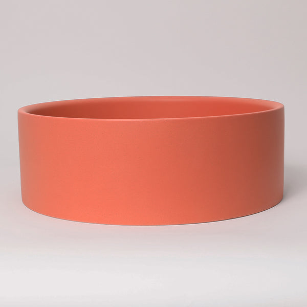 Alma Solara Circle Concrete Basin Terracotta