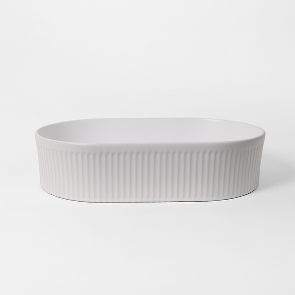 Alma Vela Matte White 500mm Ceramic Basin
