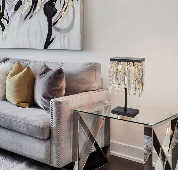 Telbix Cerone 2 Lights Table Lamp Black