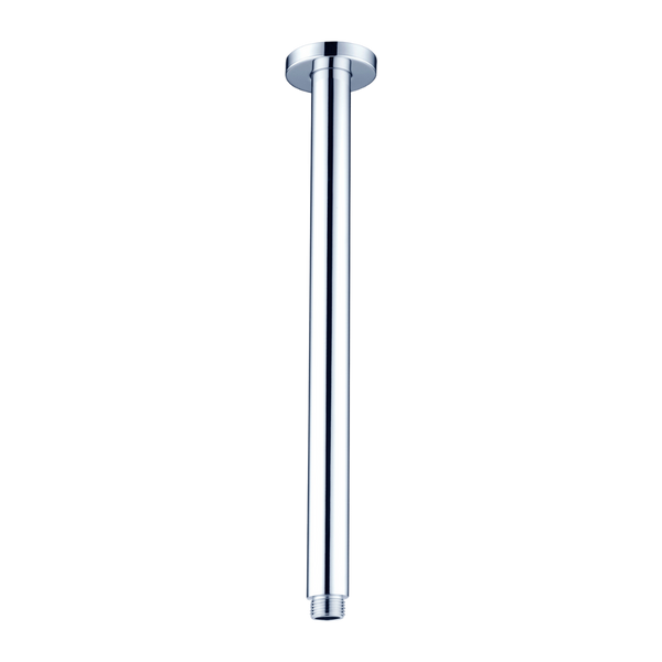 Nero Round Ceiling Arm 300mm Chrome