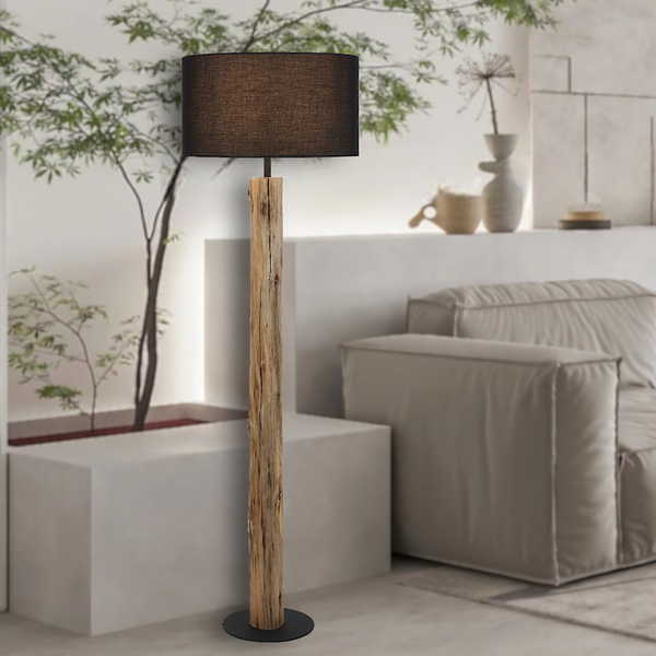 Telbix Chad Floor Lamp Black