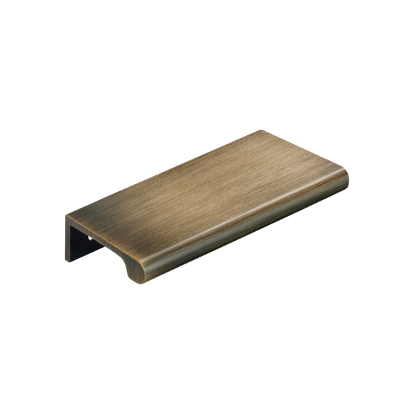 Momo Handles Chelsea Solid Brass Lip Pull 96mm Dark Brushed Brass