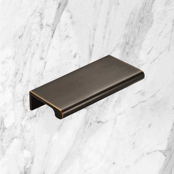 Momo Handles Chelsea Solid Brass Lip Pull 96mm Dark Bronze