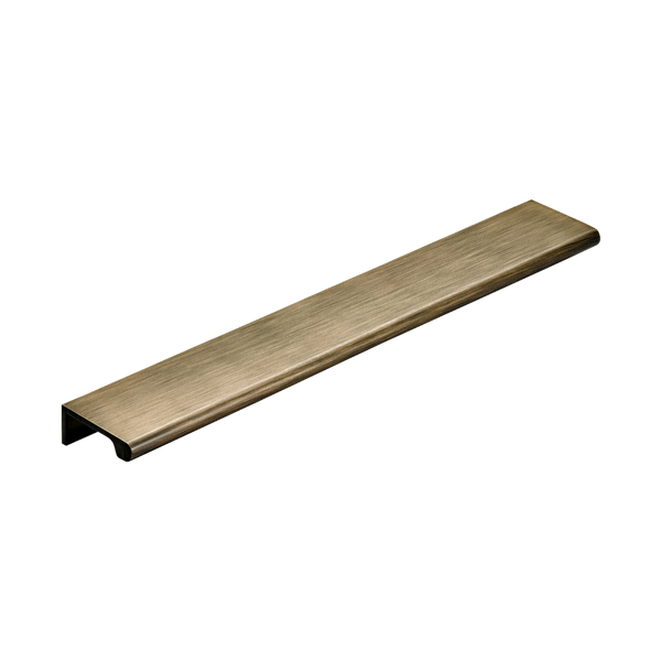 Momo Handles Chelsea Solid Brass Lip Pull 256mm Dark Brushed Brass