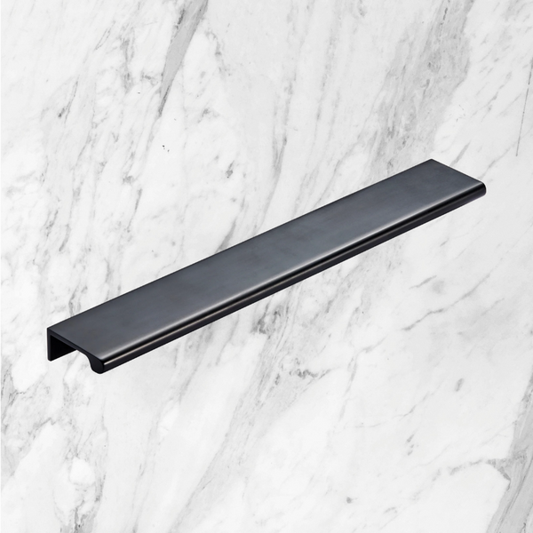 Momo Handles Chelsea Solid Brass Lip Pull 256mm Matte Black