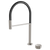 Axia Brushed Nickel Hob Sink Mixer Set Flexible Hose 230mm