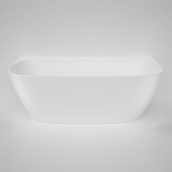 Caroma Contura II 1700 Back To Wall Freestanding Bath Matte White