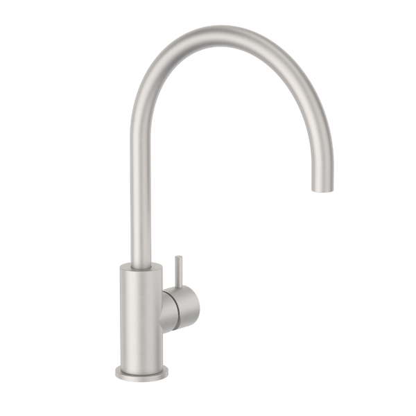 Caroma Round Pin Sink Mixer Brushed Nickel Lead Free
