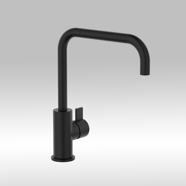 Clark Round Blade Sink Mixer Matte Black CLEARANCE