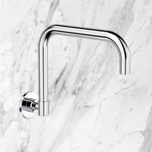 Caroma Round Wall Sink Outlet Chrome Lead Free
