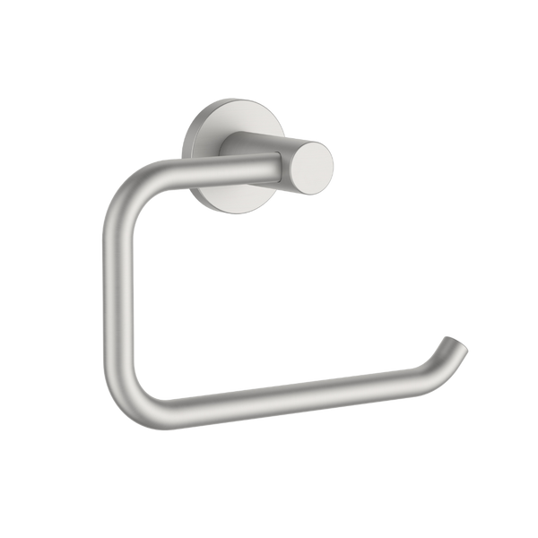 Caroma Round Toilet Roll Holder Brushed Nickel