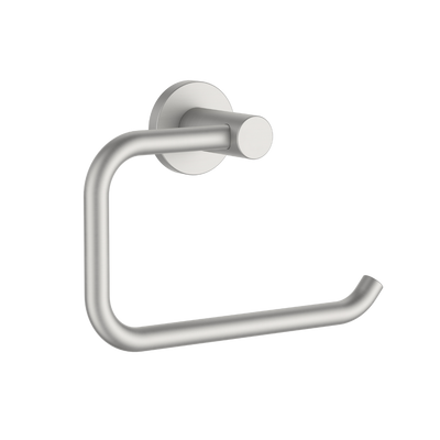 Caroma Round Toilet Roll Holder Brushed Nickel