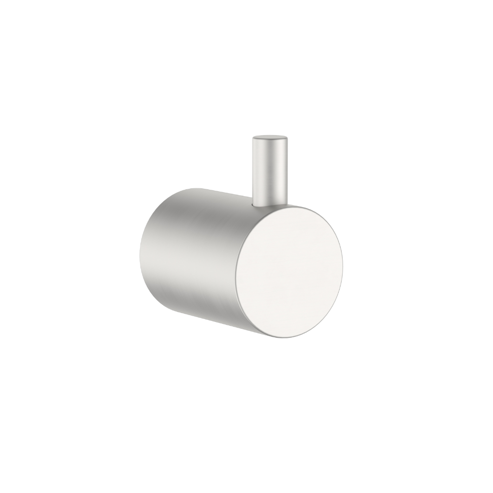 Caroma Round Robe Hook Brushed Nickel – Buildmat