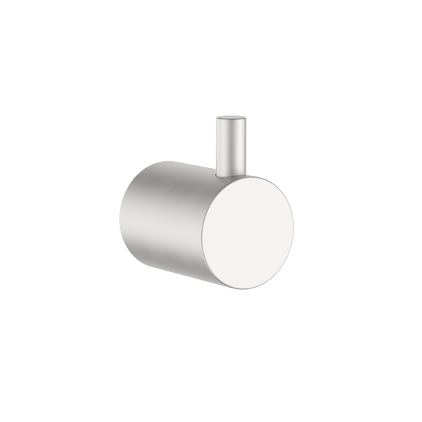 Caroma Round Robe Hook Brushed Nickel