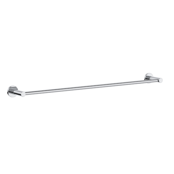Caroma Round Single Towel Rail 600mm Chrome