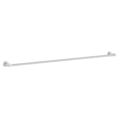 Caroma Round Single Towel Rail 900mm Brushed Nickel