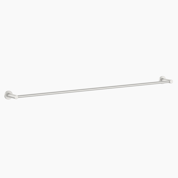 Caroma Round Single Towel Rail 900mm Brushed Nickel