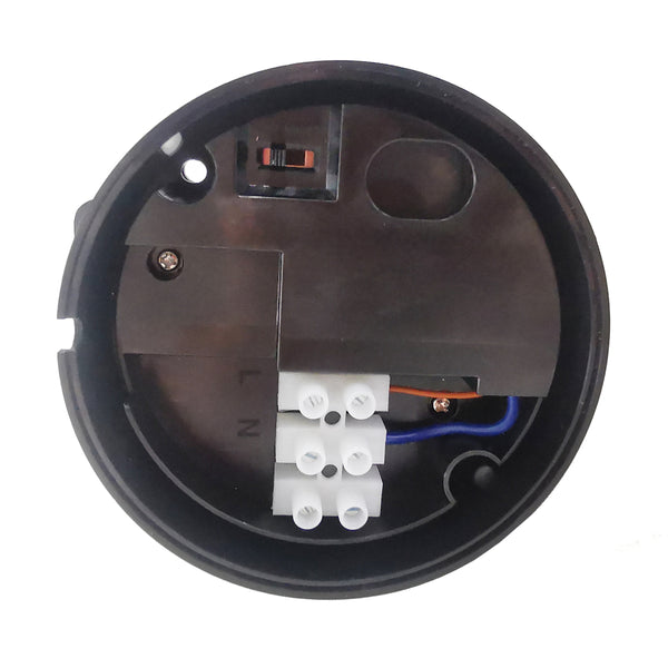 Telbix Clarion Twin Exterior Spot Sensor Black