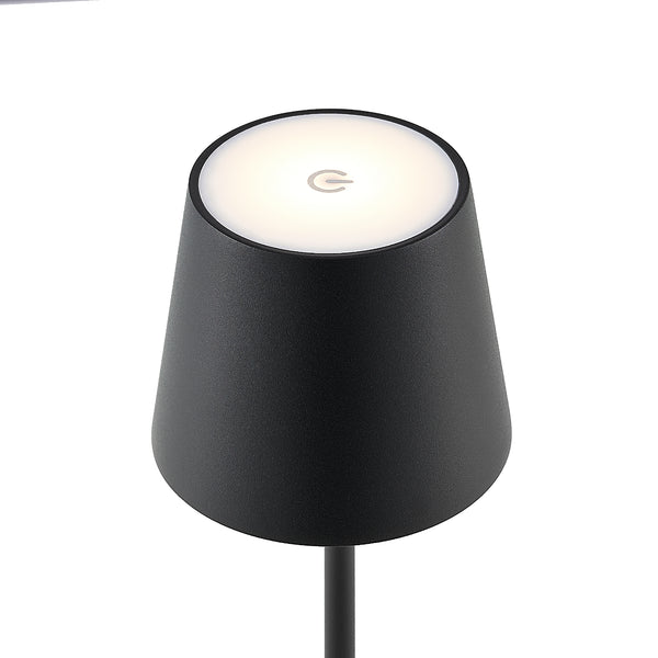 Telbix Clio Rechargeable Table Lamp Black