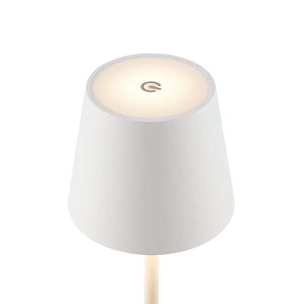 Telbix Clio Rechargeable Table Lamp White