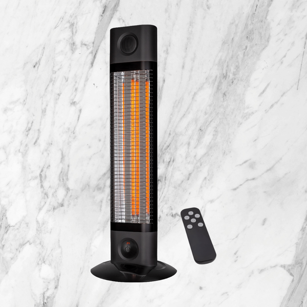 Thermogroup Cedar 1800W Mid-Wave Outdoor Heater Black