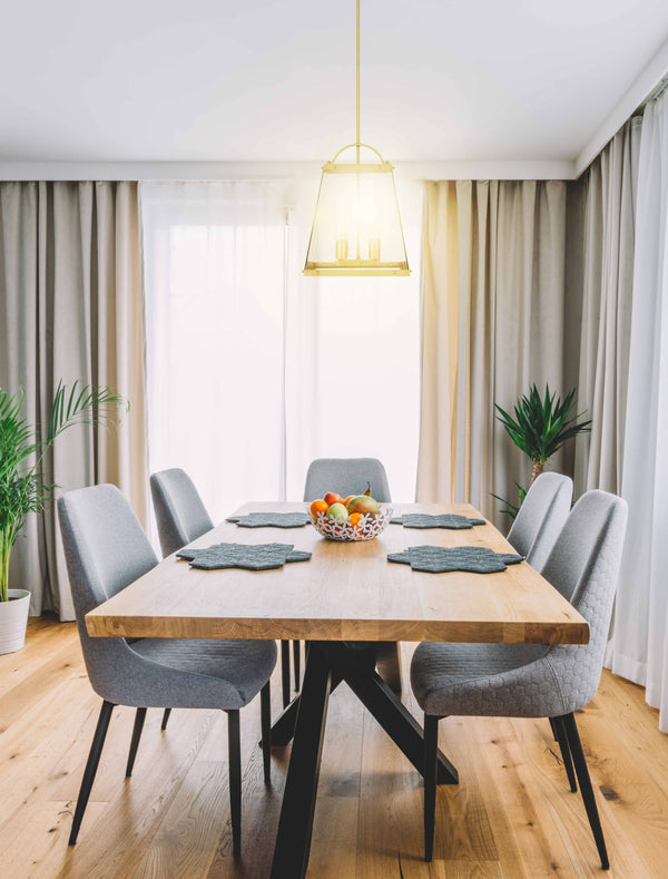 Telbix Colair 4 Lights Solid Brass