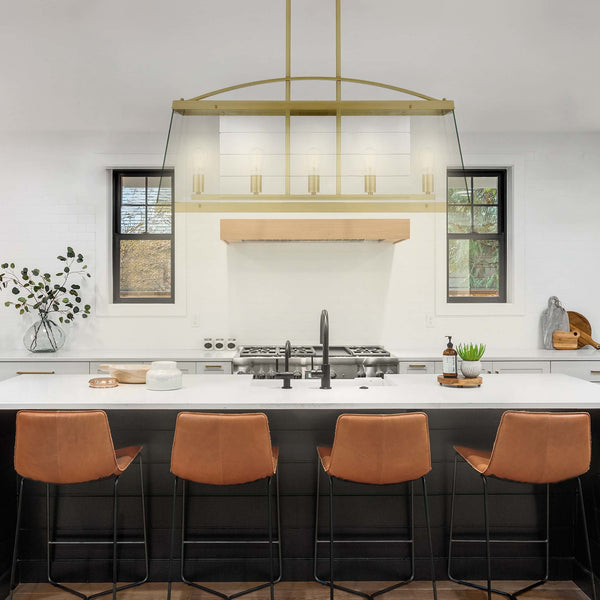 Telbix Colair 5 Lights Solid Brass