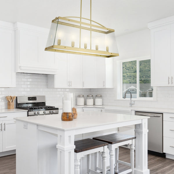 Telbix Colair 5 Lights Solid Brass